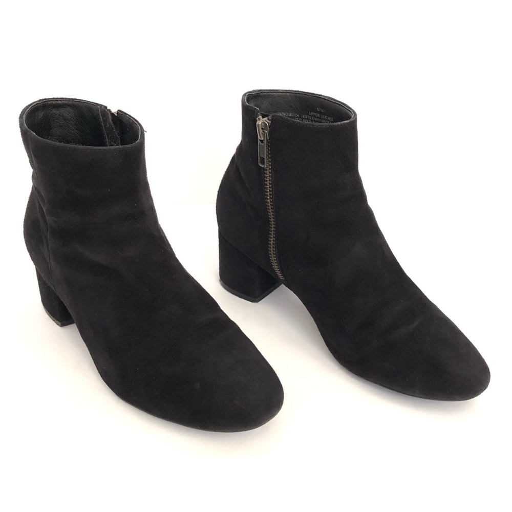 J. Jill Black Suede Ankle Booties